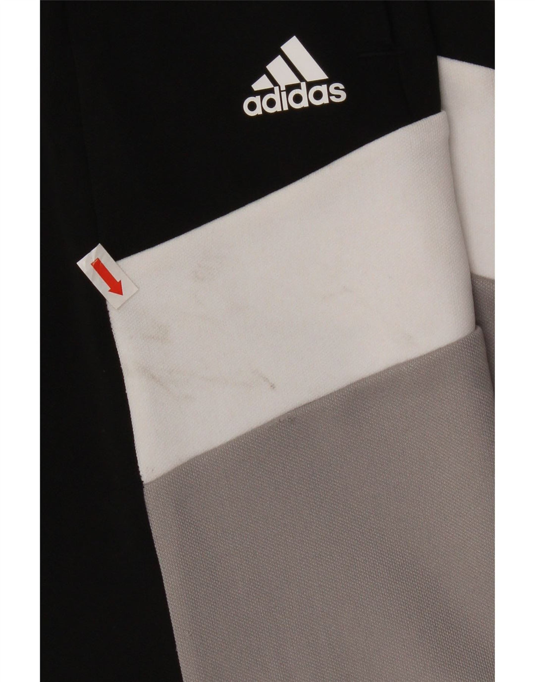 Pantaloncini sportivi Adidas da ragazzo 13-14 anni in poliestere color block nero