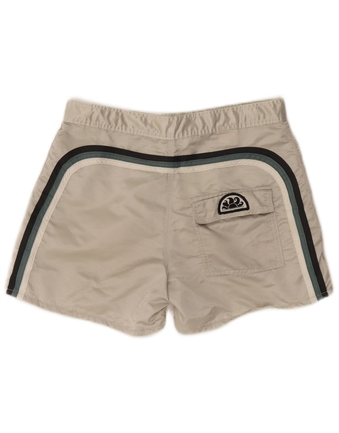 Pantaloncini da bagno da uomo SUNDEK nylon bianco medio