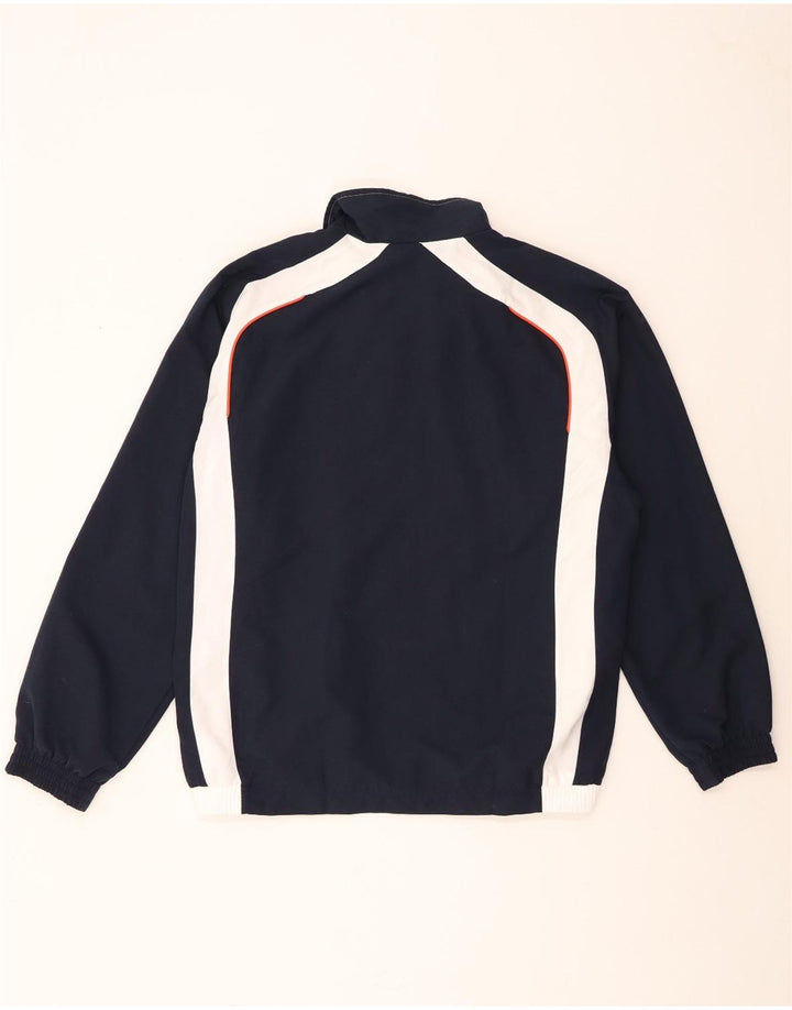 Giacca da tuta da uomo Adidas UK 42/44 Large Poliestere color block bianco