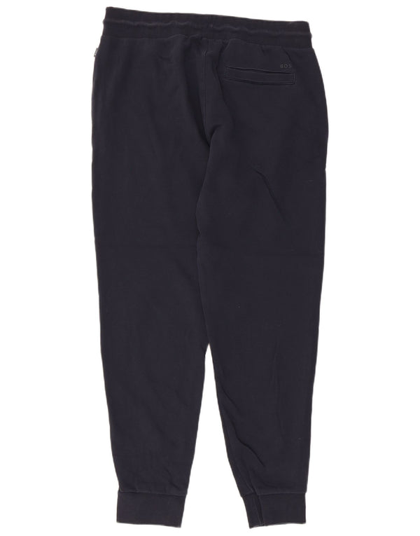 Hugo Boss Pantaloni da tuta da uomo Joggers Large Blu Navy Cotone