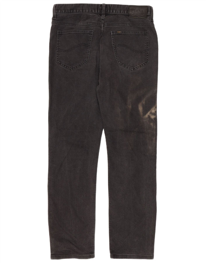 Jeans dritti da uomo Lee Rider W33 L29 cotone grigio