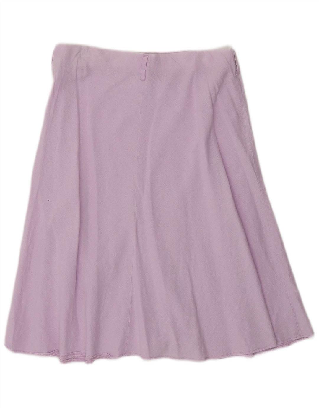 Gonna a trapezio da donna Marks & Spencer UK 12 media W30 lino viola