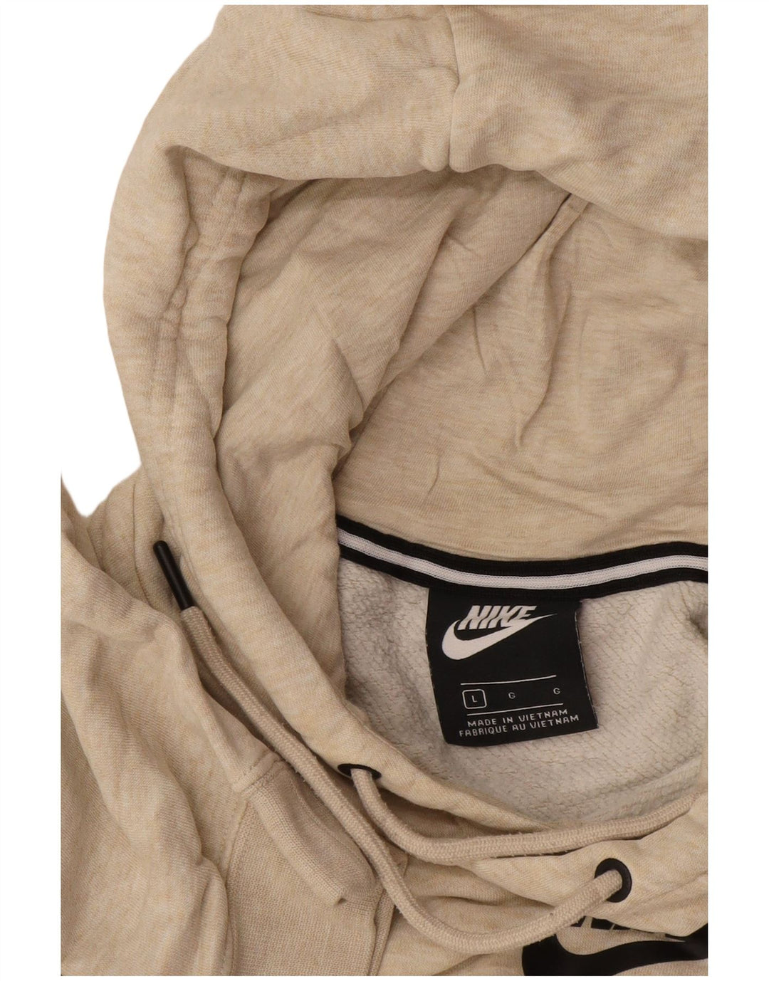 Felpa con cappuccio da uomo Nike Large Beige