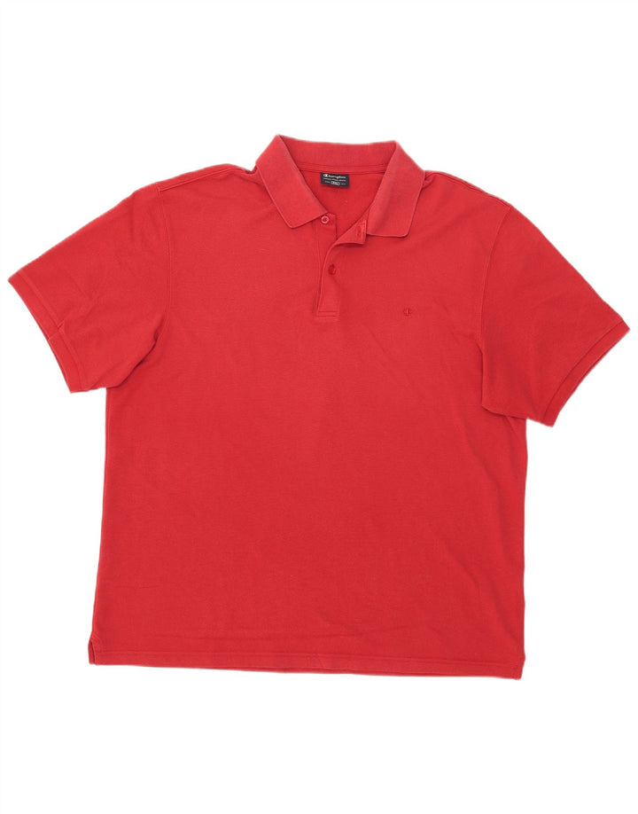 Polo da uomo Champion 2XL cotone rosso
