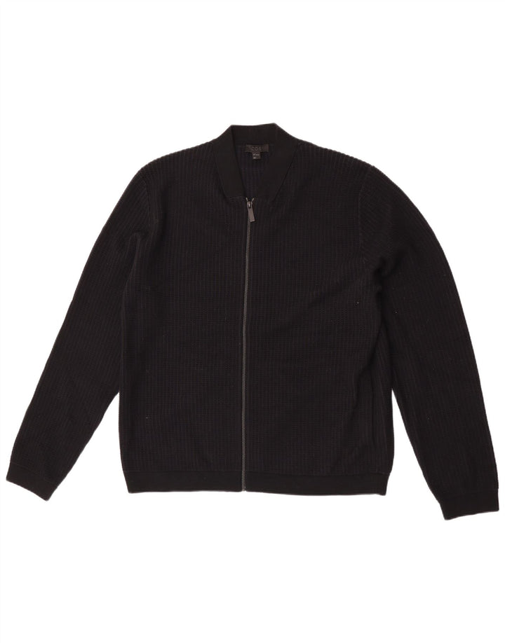 Maglione cardigan da uomo Cos grande cotone nero