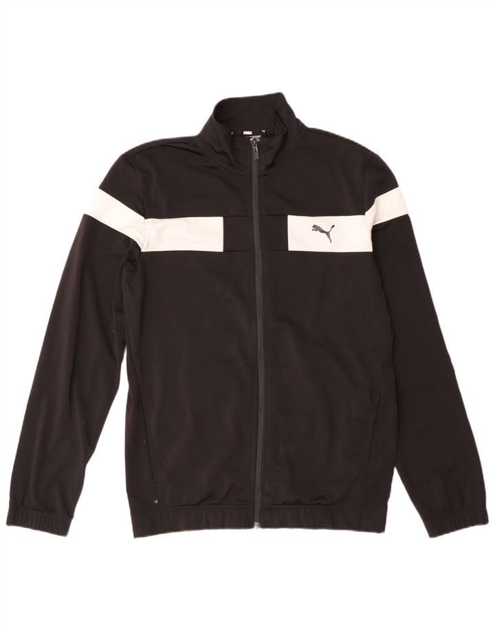 Giacca da tuta da ragazzo Puma 15-16 anni Poliestere color block nero