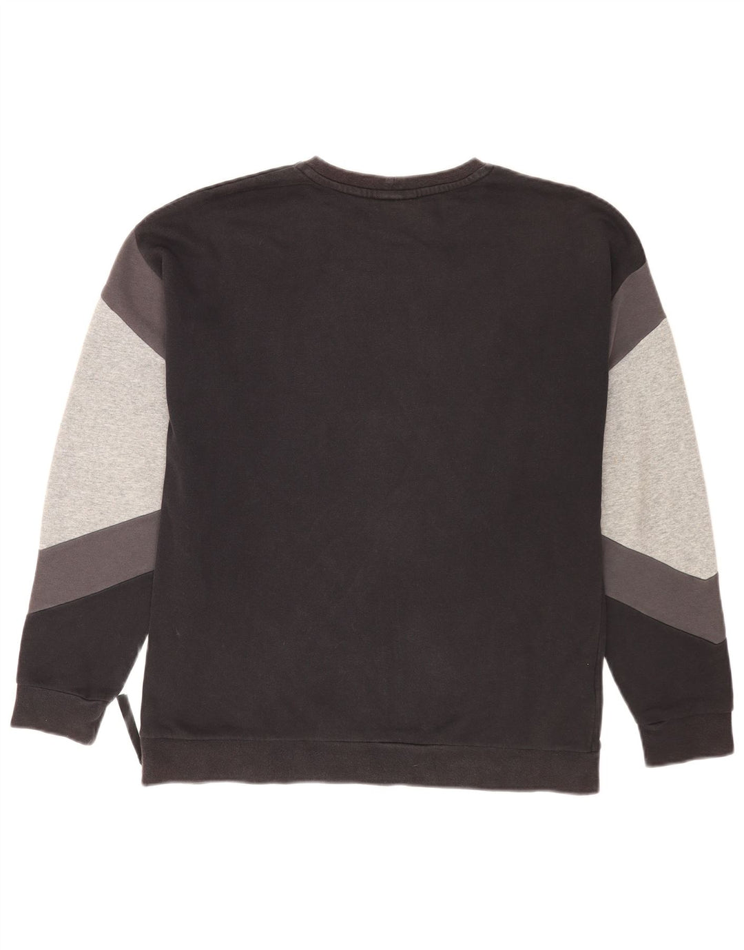 Felpa Nike da uomo con vestibilità ampia e grafica, color block medio nero