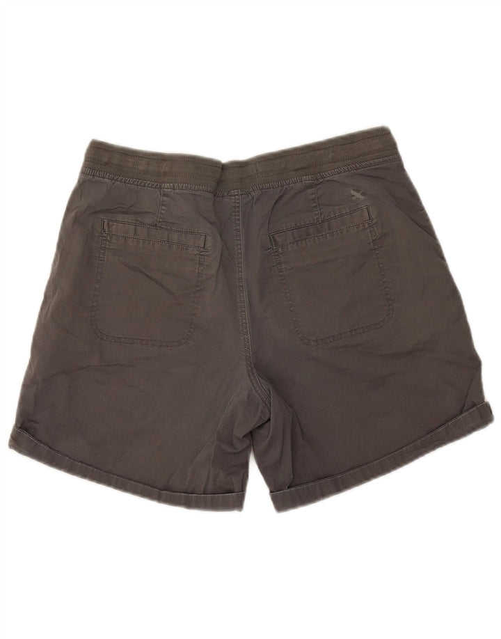 Pantaloncini da donna Eddie Bauer US 10 Large W32 Cotone grigio
