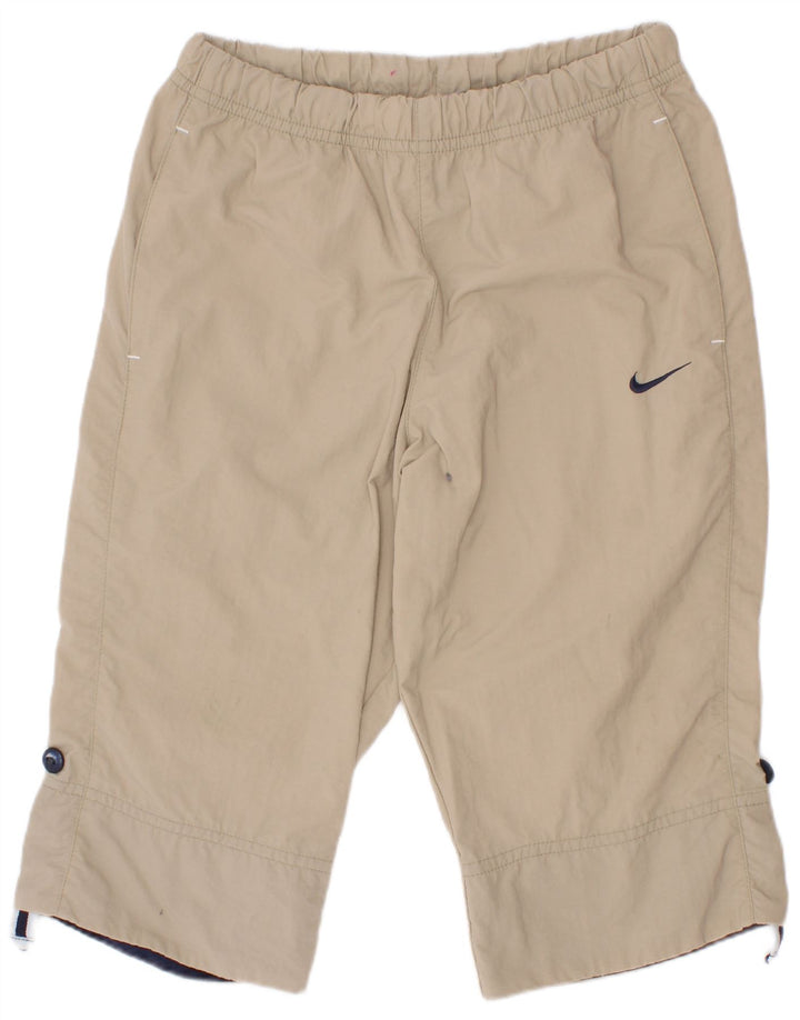 Pantaloni della tuta da ragazzo Nike 5-6 anni in poliestere beige medio