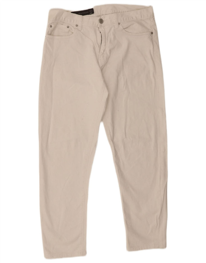 Jeans slim da uomo Armani Exchange W33 L28 cotone bianco