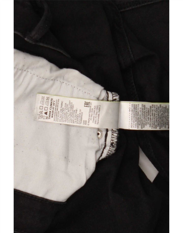 Jeans slim da uomo Marks & Spencer W38 L29 cotone nero