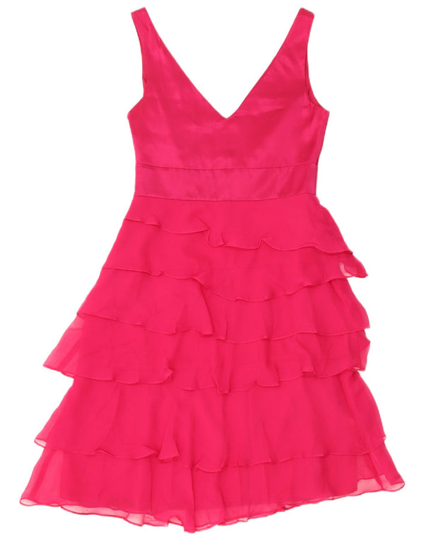 Abito a strati da donna Monsoon UK 8 Small Pink Silk