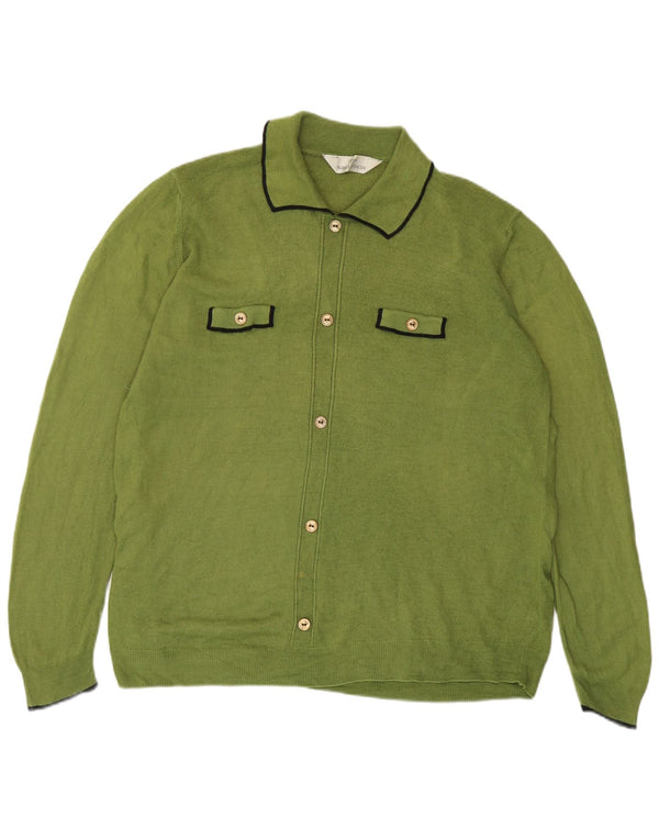 Maglione da donna Marks & Spencer con collo alto UK 20 2XL Acrilico verde