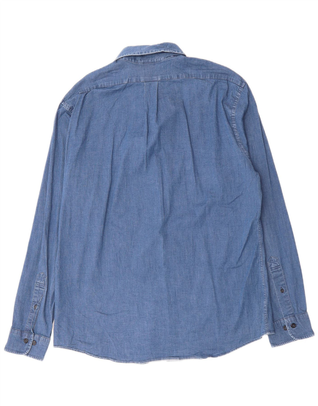 BROOKS BROTHERS Camicia in denim da uomo Regent Fit grande cotone blu