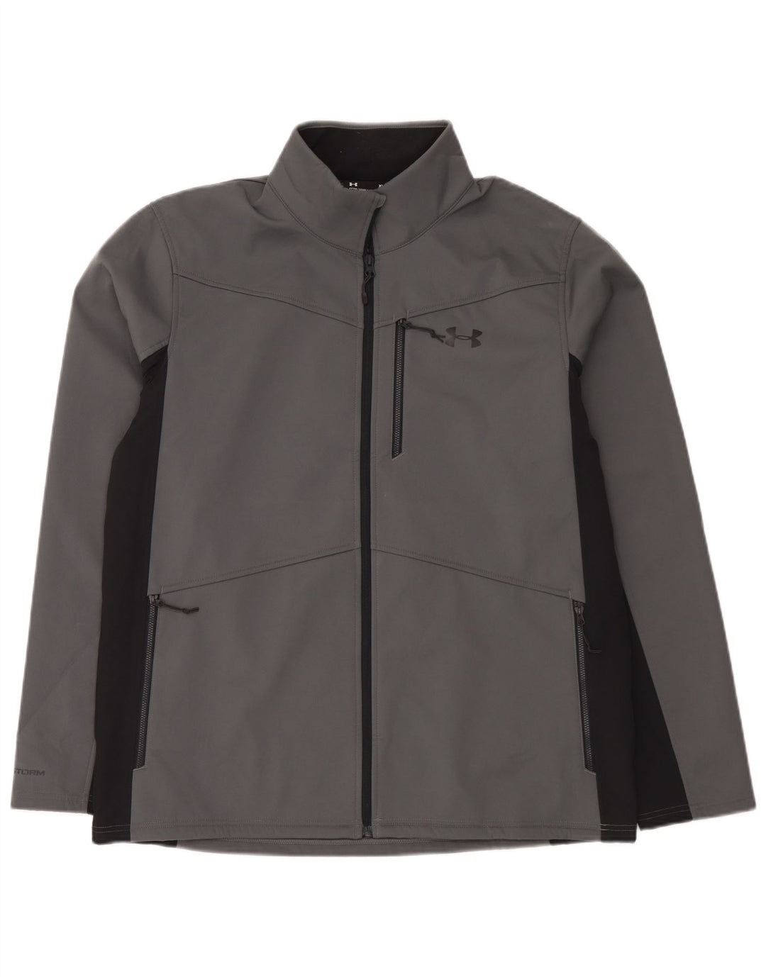 Giacca da tuta da uomo Under Armour XL Poliestere geometrico grigio