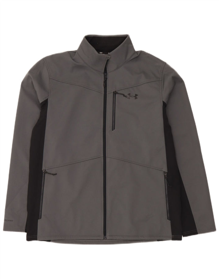 Giacca da tuta da uomo Under Armour XL Poliestere geometrico grigio