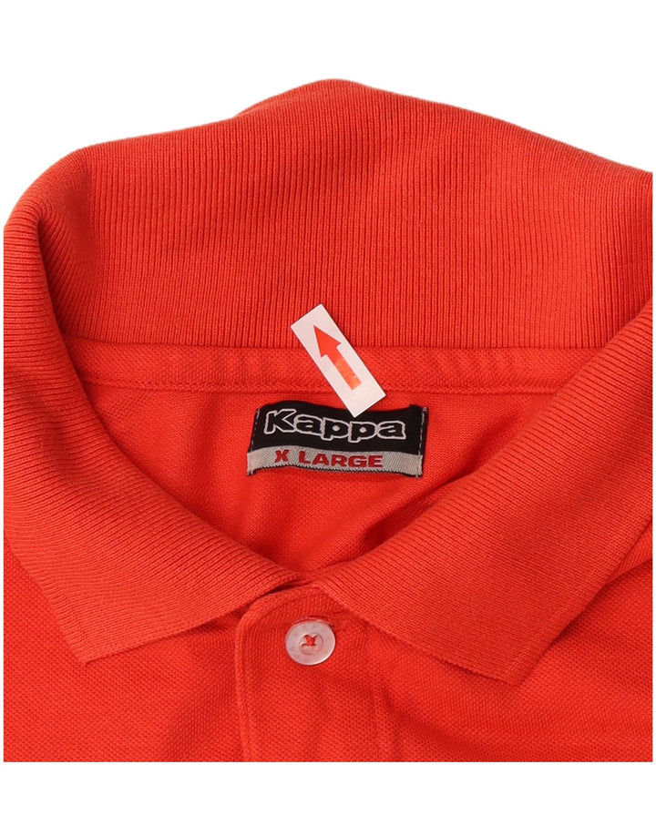 Polo Kappa Uomo XL Cotone Arancione