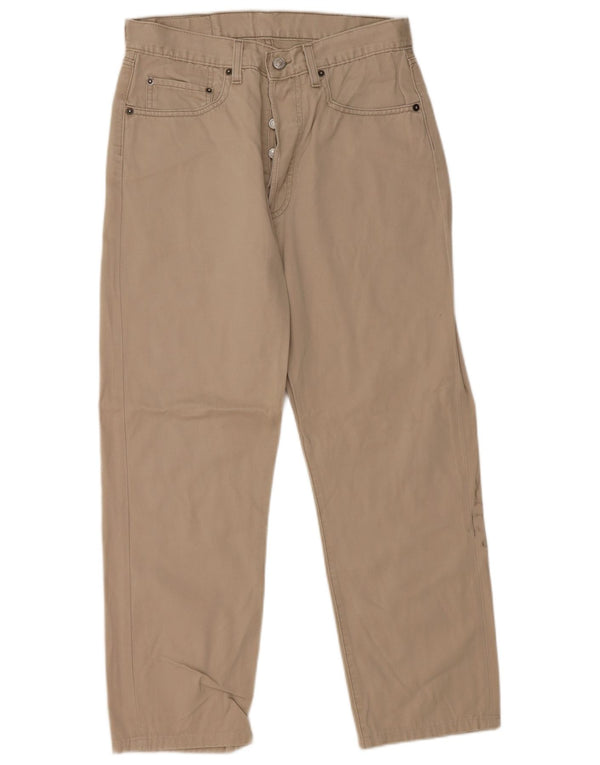 Levi's Uomo 451 Straight Jeans dritti W32 L26 Cotone Beige