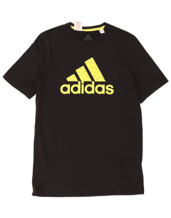 Maglietta Adidas Aeroready Graphic da bambino 15-16 anni in poliestere nero