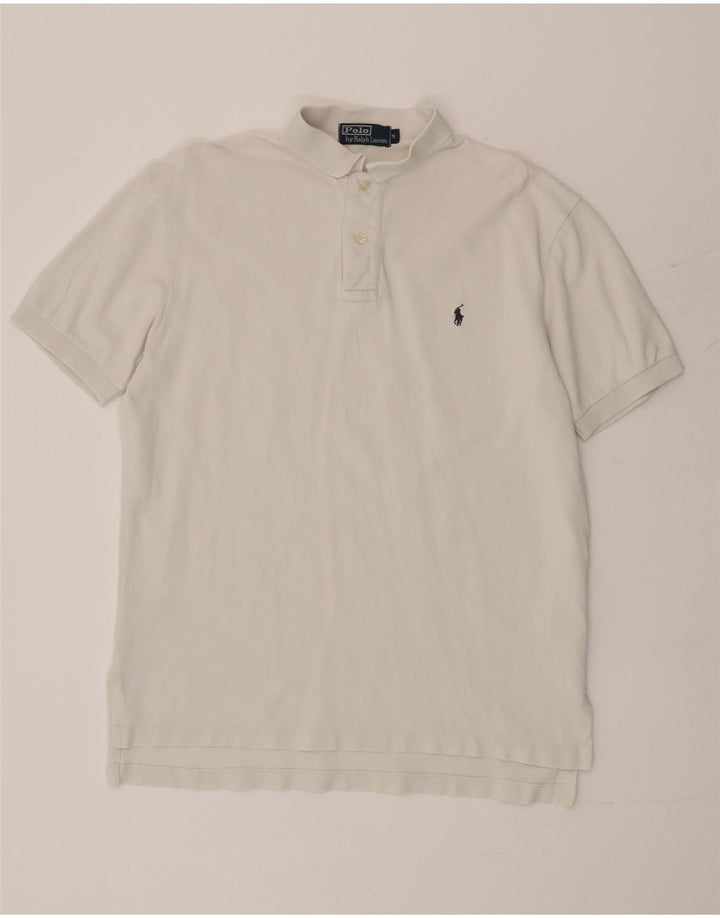 Camicia da uomo Polo Ralph Lauren in cotone bianco medio