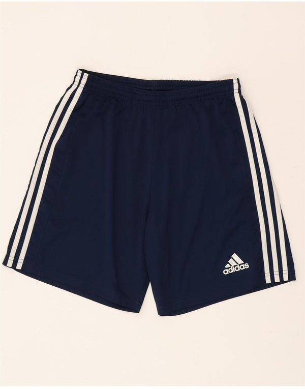 Pantaloncini sportivi Adidas Aeroready da uomo medi in poliestere blu navy