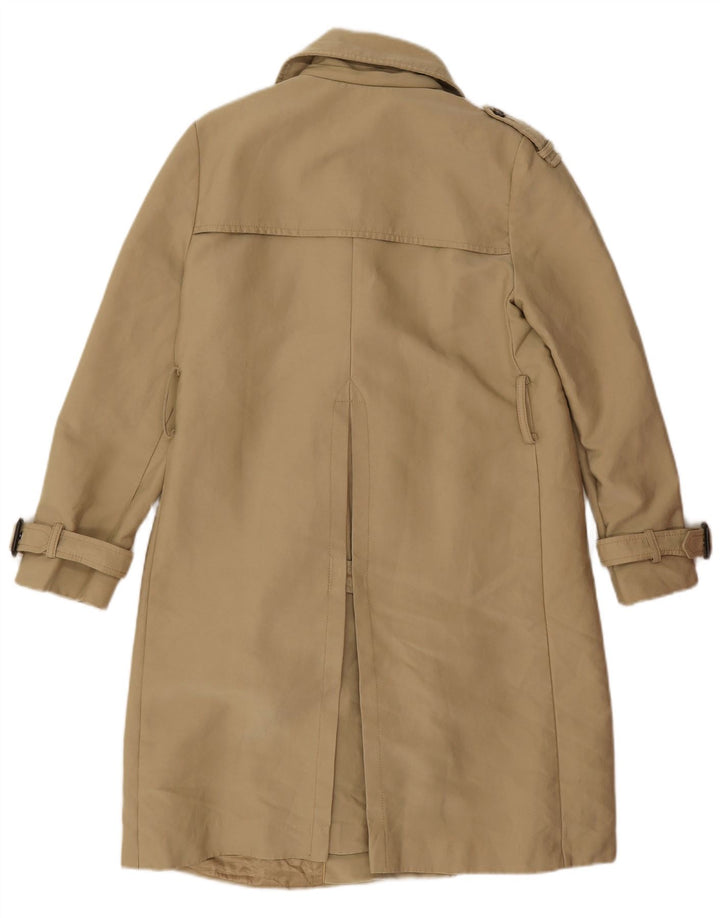 Trench da donna Zara UK 14 Poliestere beige medio