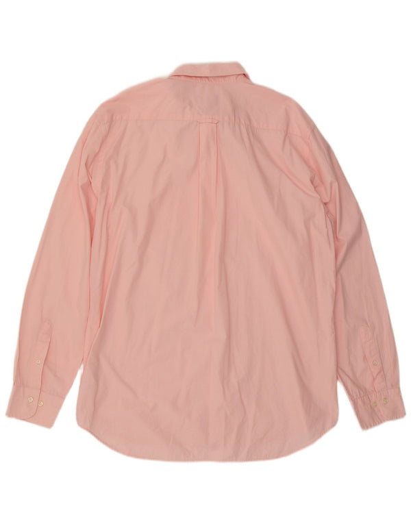 Camicia Gant da uomo vestibilità regolare taglia 43/44 17 1/2 XL cotone rosa
