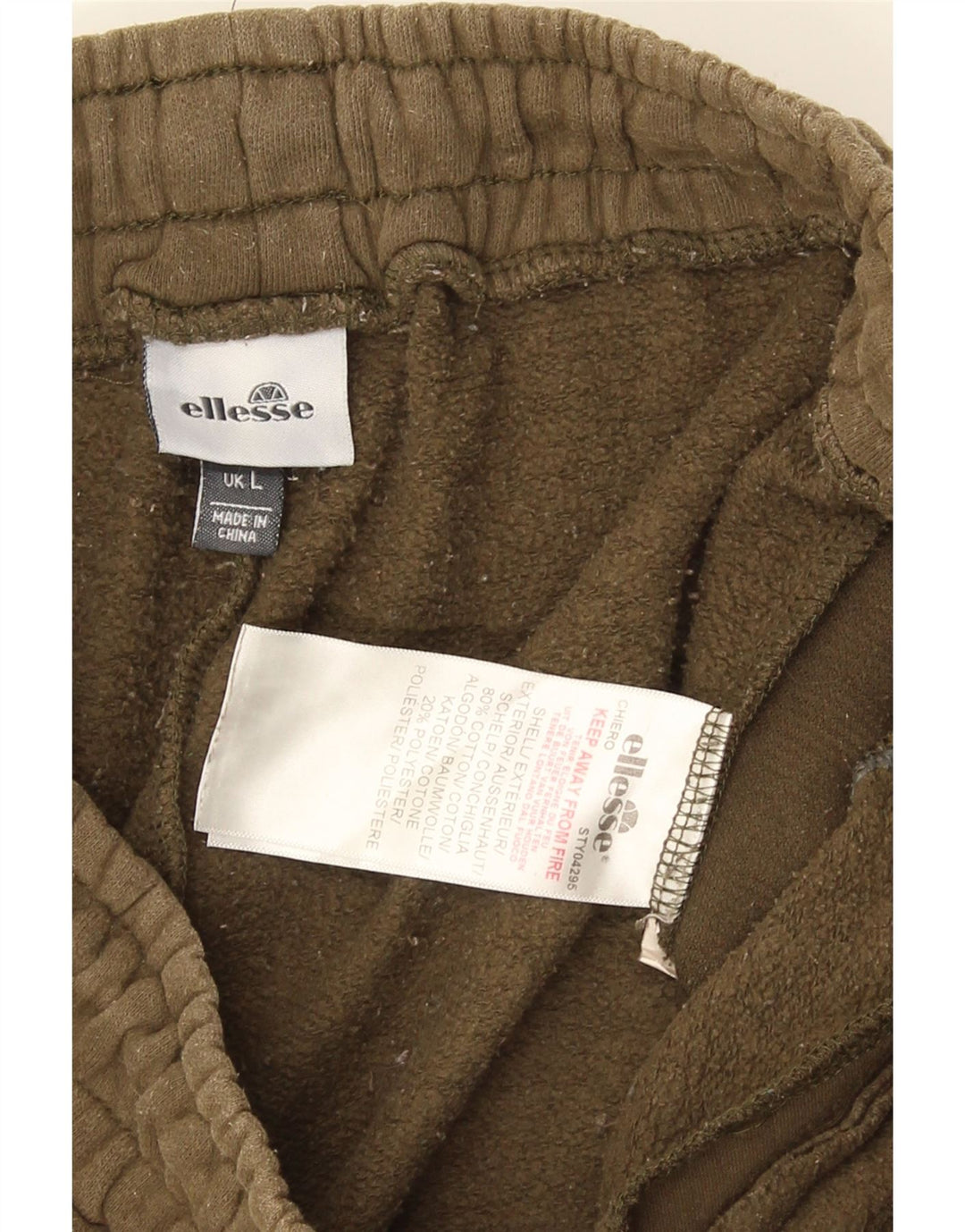 Pantaloni da tuta da uomo Ellesse Joggers grandi in cotone kaki