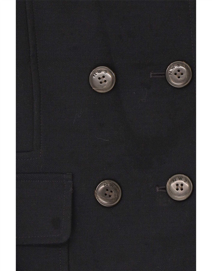 Cappotto da marinaio da donna Hobbs UK 12 medio poliestere blu navy