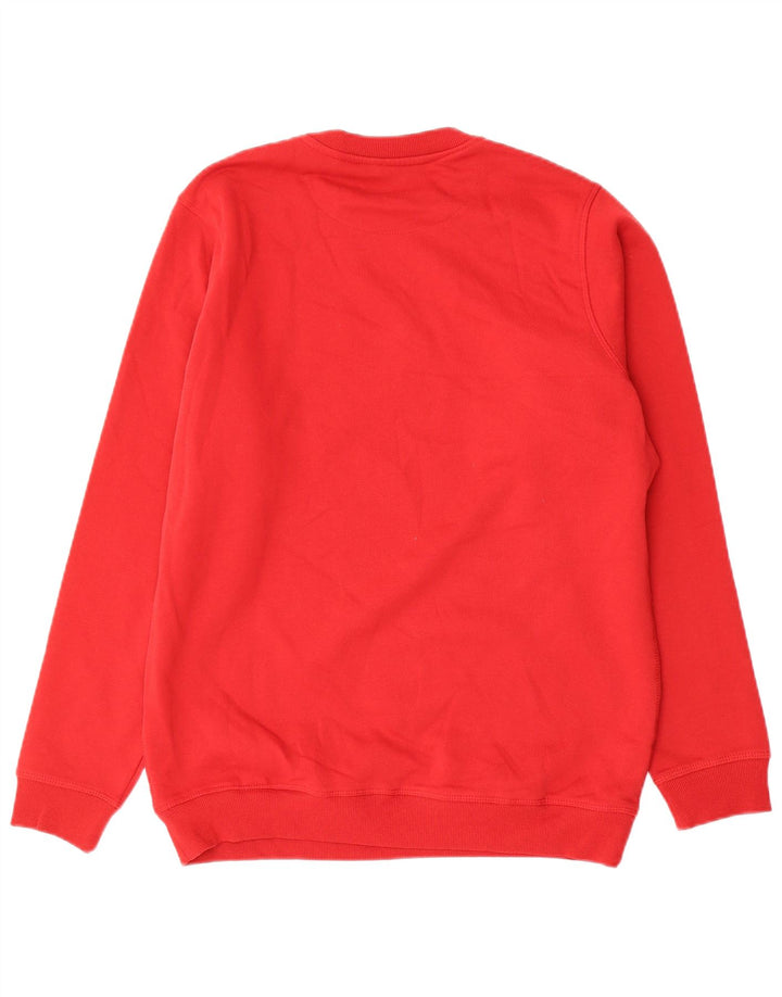 Felpa da uomo James Pringle Maglione rosso medio in cotone