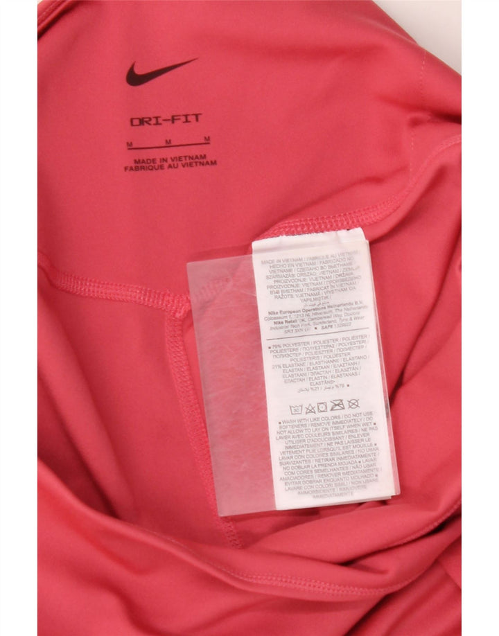 Pantaloncini sportivi NIKE Dri Fit da donna UK 12 poliestere rosa medio