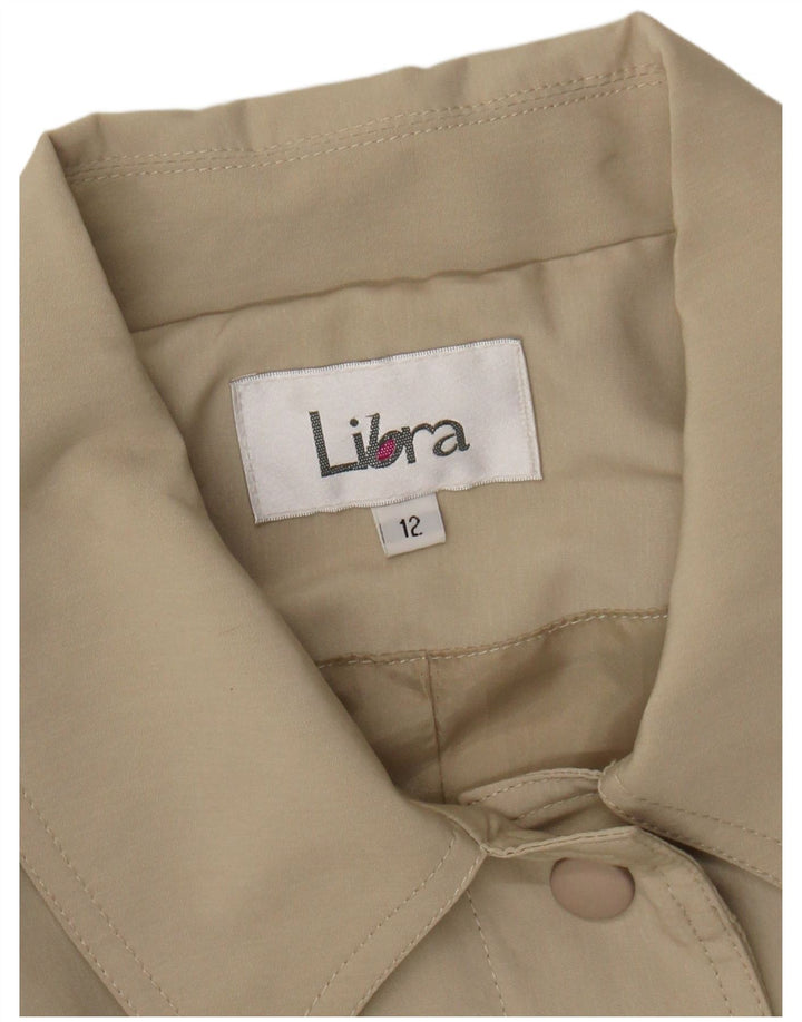 Cappotto da donna Libra US 12 Large Beige Poliestere