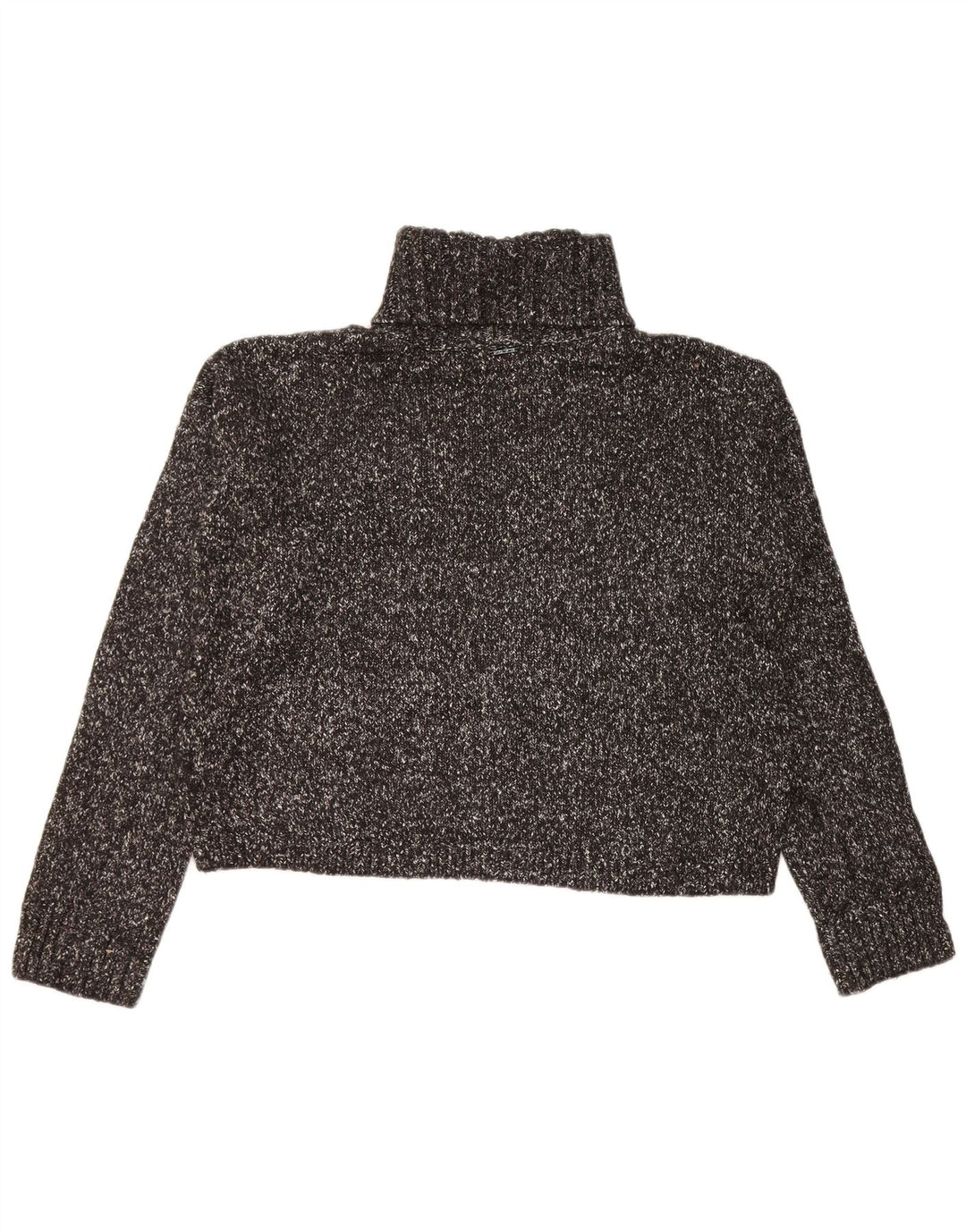 CALVIN KLEIN JEANS maglione maglione da donna con collo alto UK 16 grande nero