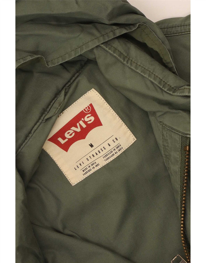 Levi's Giacca utility con cappuccio da uomo UK 38 Verde medio