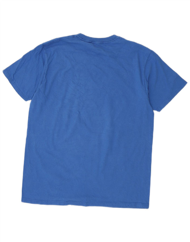 T-shirt grafica da uomo Columbia Top grande in cotone blu