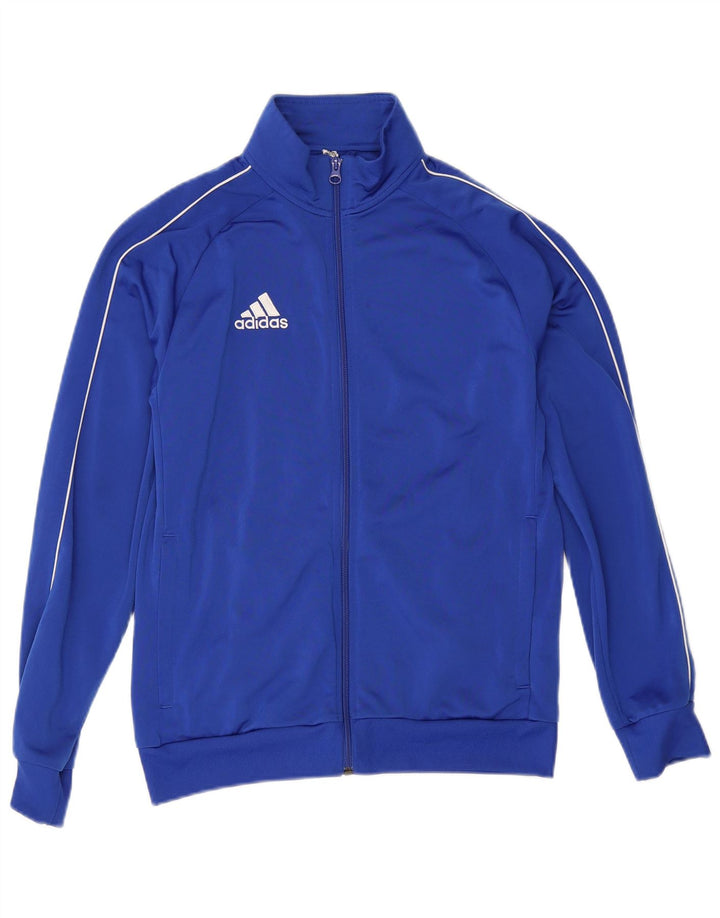 Giacca Top della tuta da ragazzo Adidas 13-14 anni in poliestere blu