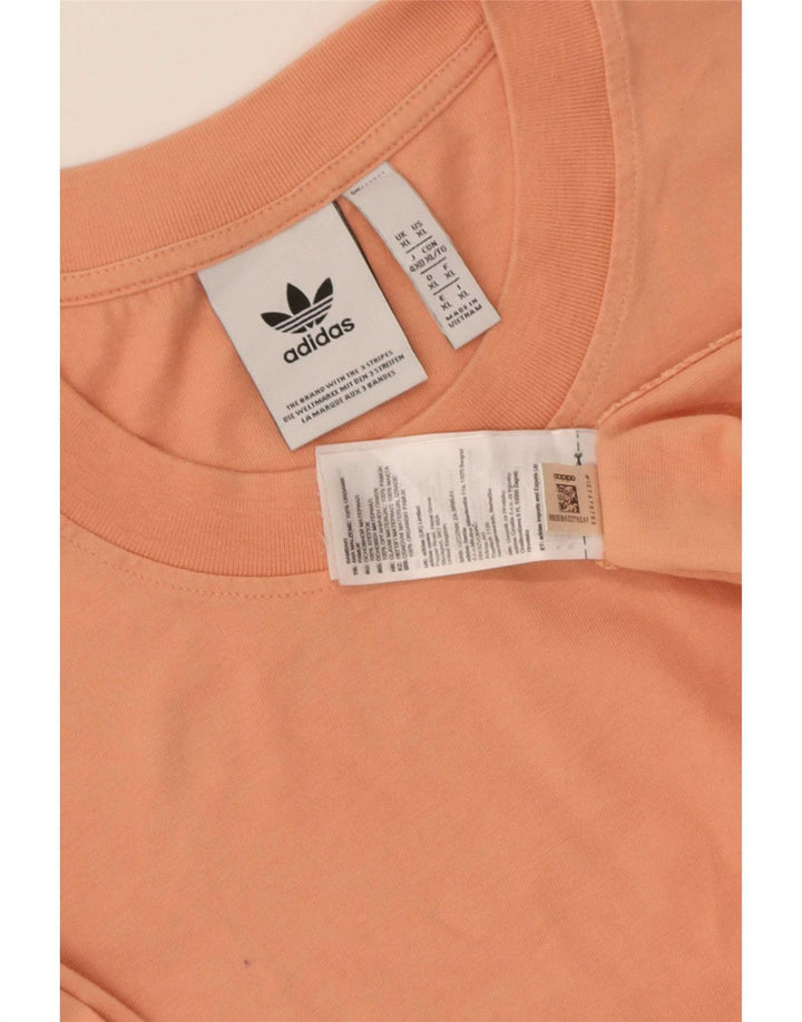 T-shirt da uomo Adidas Top XL in cotone rosa