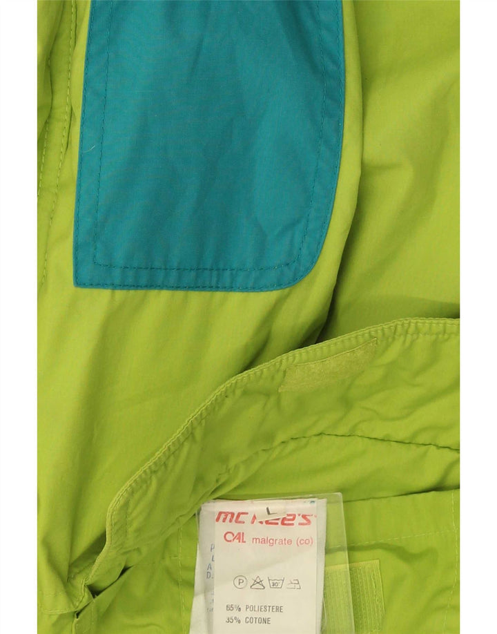 Giacca da sci da uomo MC Kee's UK 40 Large Verde Colourblock Poliestere