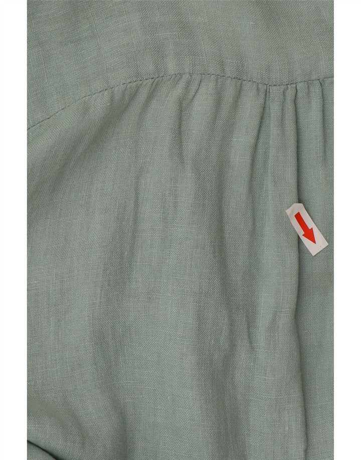 Abito a trapezio con maniche a 3/4 da donna Zara UK 14 verde medio