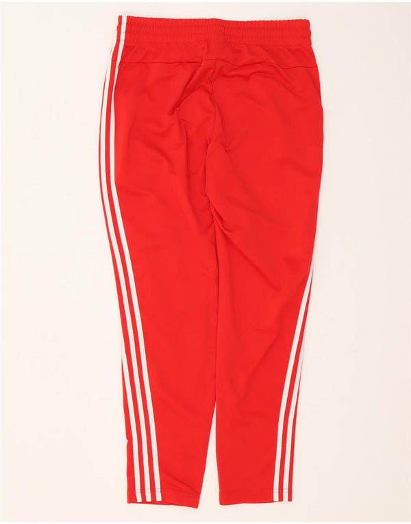 Pantaloni da tuta da donna Adidas UK 12/14 Poliestere rosso medio