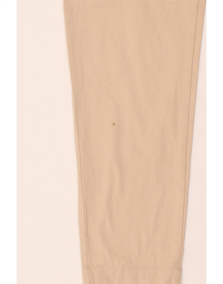MASSIMO DUTTI Womens Pegged Chino Trousers EU 38 Small W28 L28 Beige Vintage Massimo Dutti and Second-Hand Massimo Dutti from Messina Hembry 