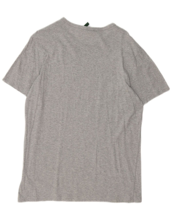 T-shirt grafica da uomo G-STAR Top in cotone chiazzato grigio medio