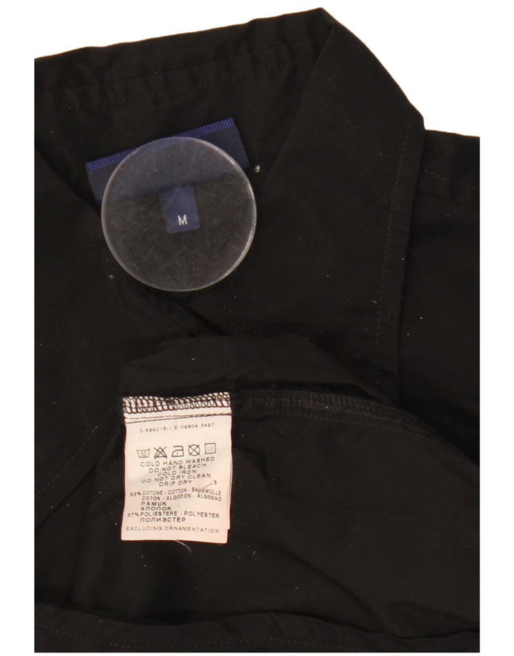 Body Trussardi Donna Manica Lunga UK 12 Medio Nero Cotone