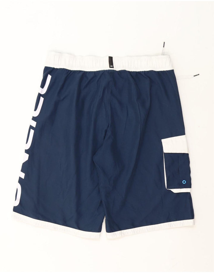 Pantaloncini da bagno grafici da uomo O'Neill grandi color block blu navy