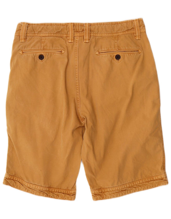 Pantaloncini chino da uomo Fat Face grandi W34 in cotone giallo