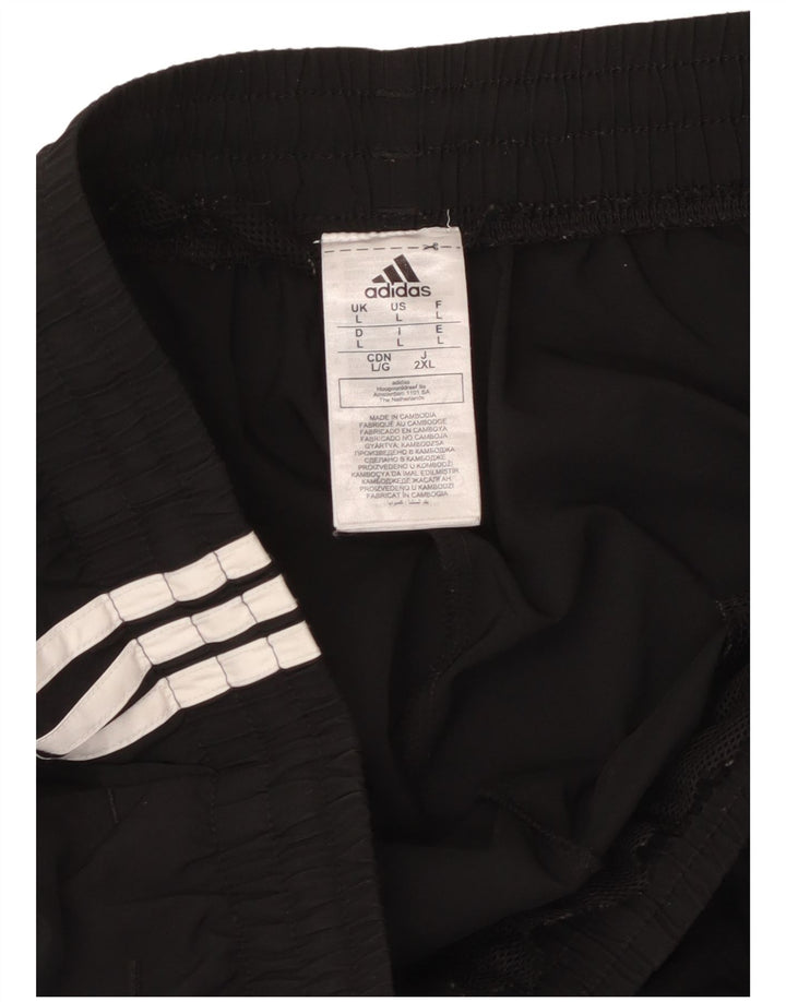 Pantaloncini sportivi da uomo ADIDAS La Nero Poliestere