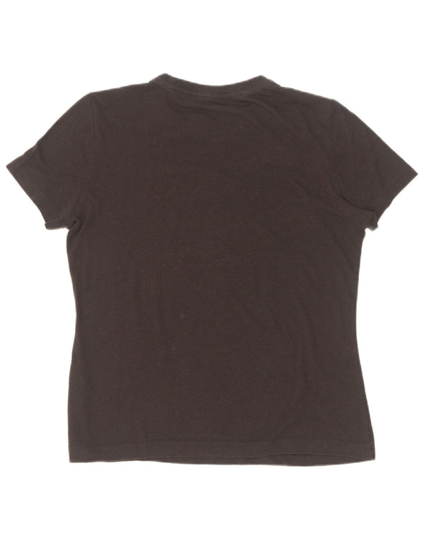 T-shirt grafica Adidas da donna Top UK 16/18 grande nera
