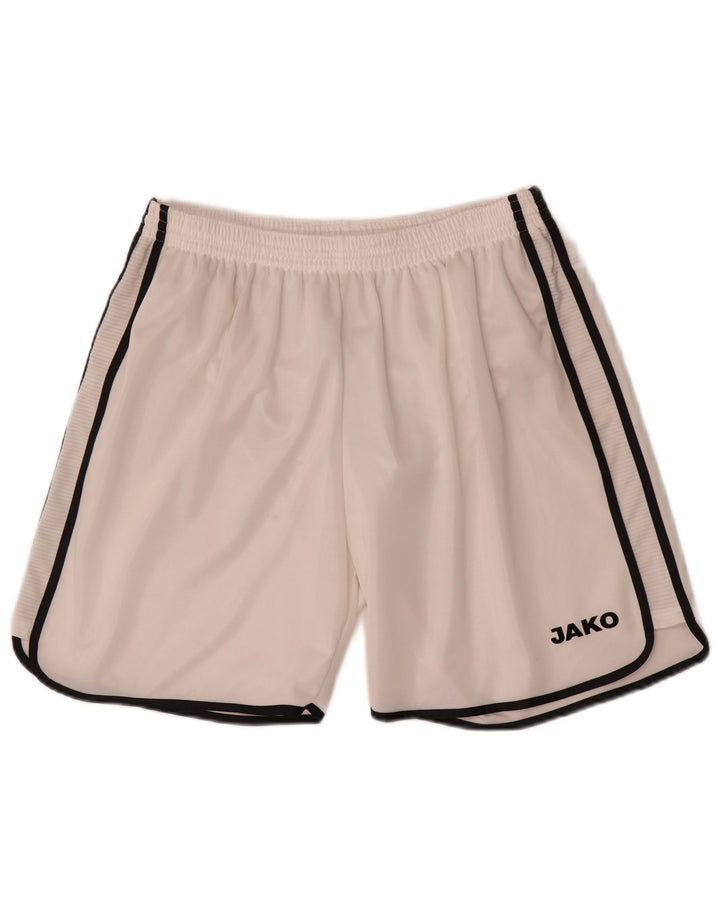 Pantaloncini sportivi da uomo Jako poliestere bianco medio