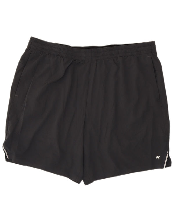 Pantaloncini sportivi Dri-Power da uomo Russell Athletic 2XL Poliestere grigio