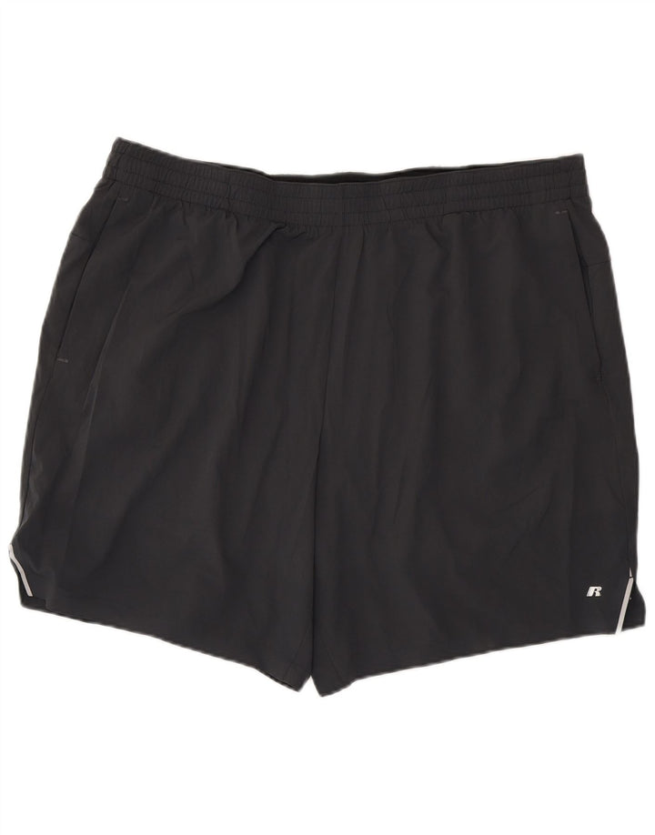 Pantaloncini sportivi Dri-Power da uomo Russell Athletic 2XL Poliestere grigio